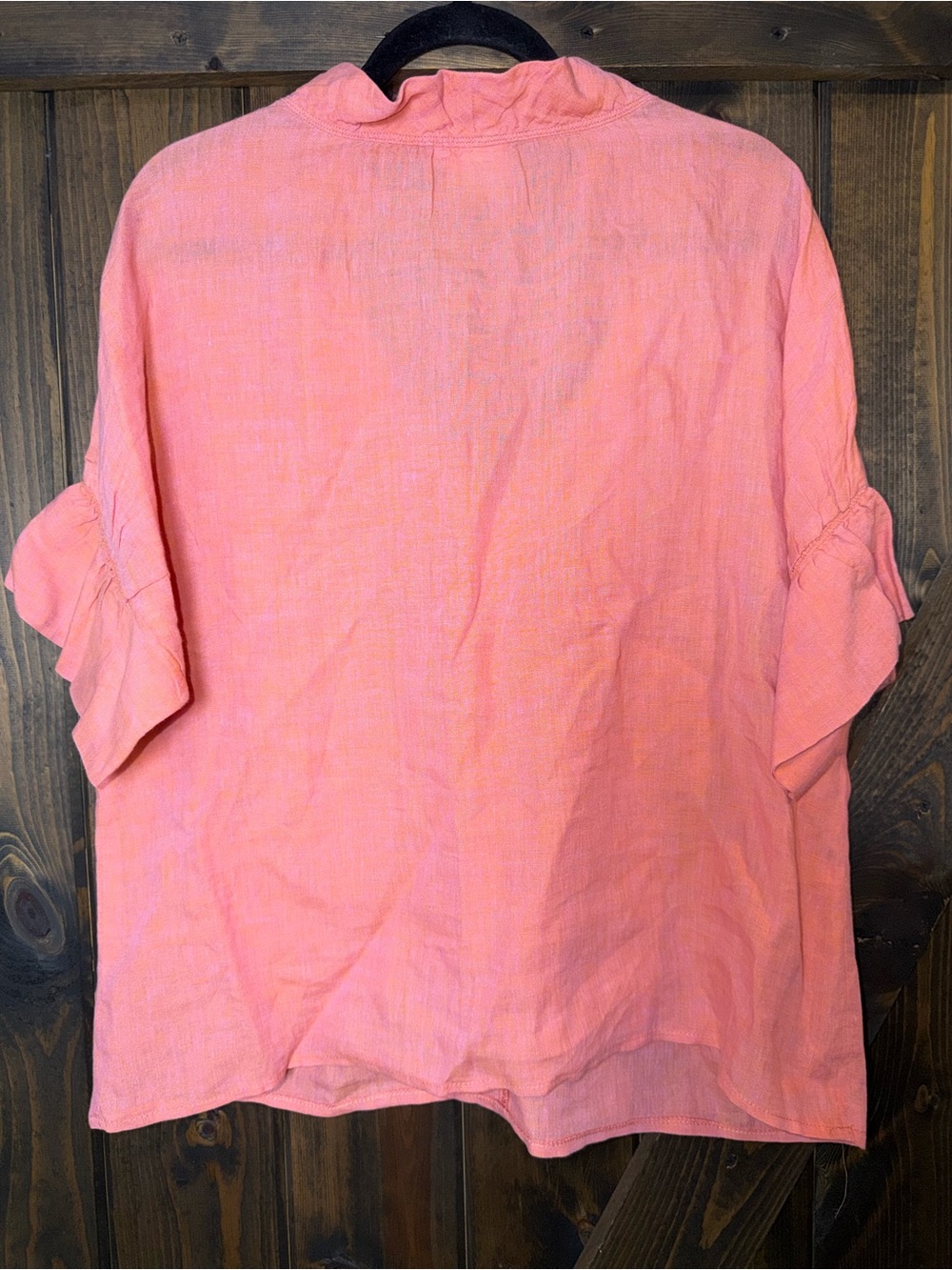 NWOT Finley Crosby Poplin Top Size L - Picture 2 of 6